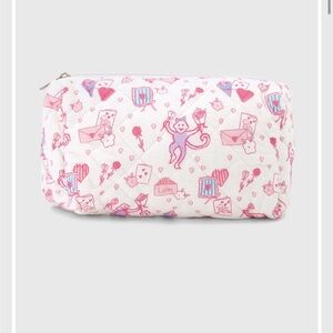 Roller Rabbit - Love Letters Quilted Makeup Bag